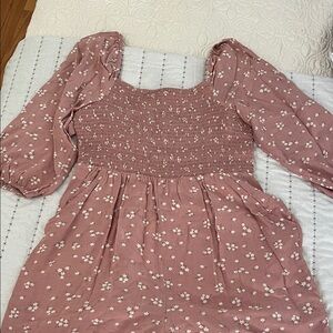 American Eagle Outfitters Pink Floral Romper